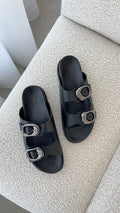Sol Sana San Jose Footbed - Black / Silver