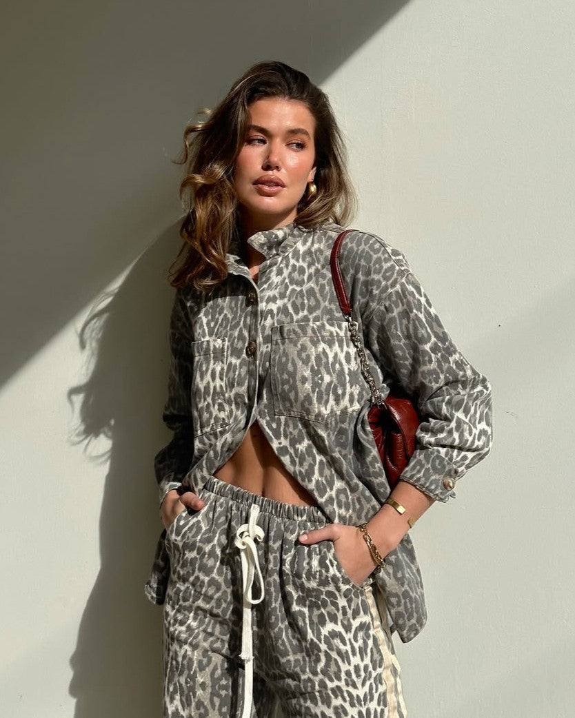 Vox Jacket - Leopard Print