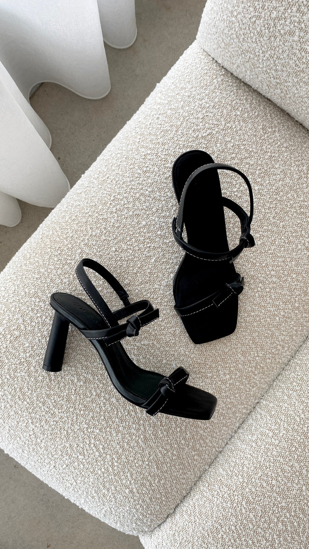 Sol Sana Manzoni Heel - Black