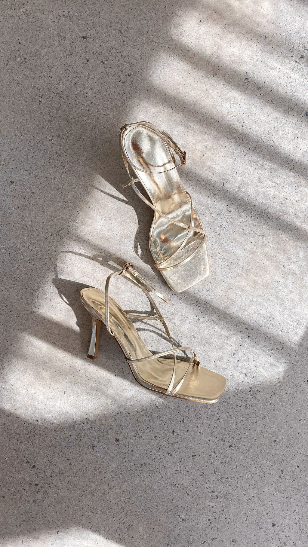 Stevie Heel - Gold Metallic
