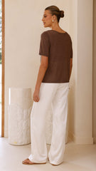 Summer Tee - Mocha