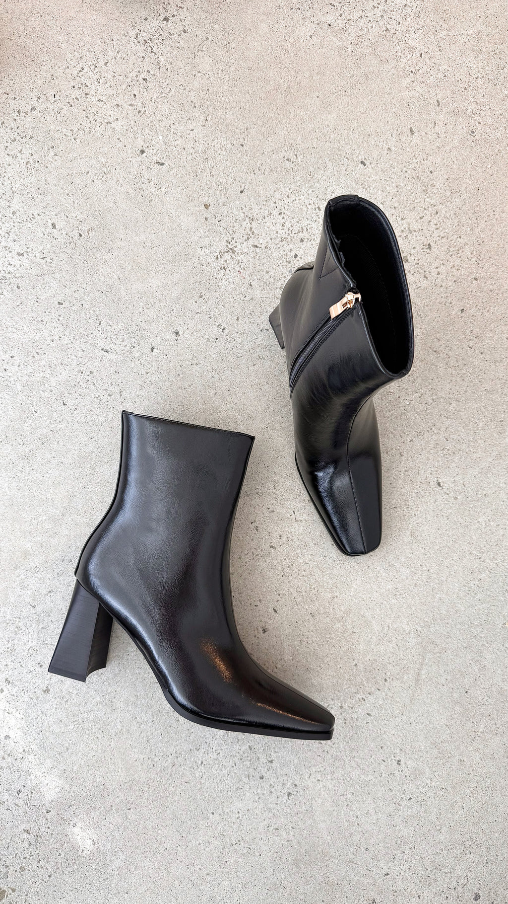 Wez Boots - Black Shine