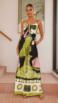 Teresa Jumpsuit - Green/Pink