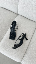 Scout Heel - Black Leather