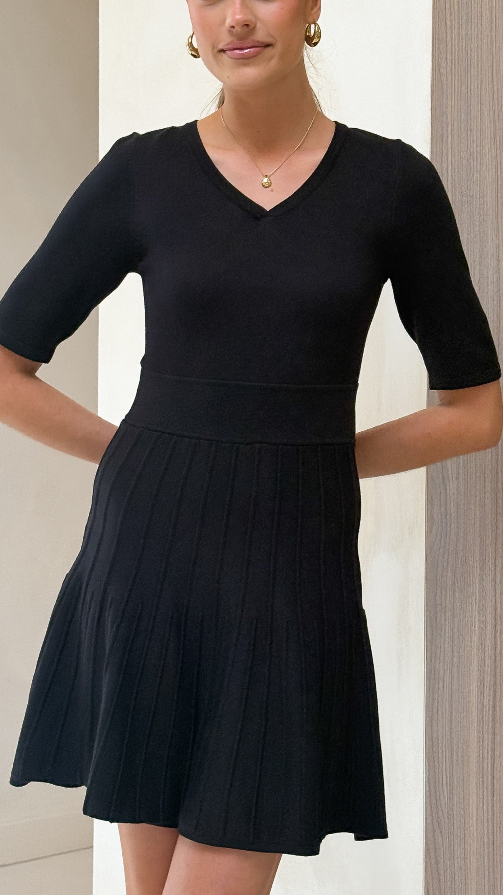 Jasmyn Mini Dress - Black