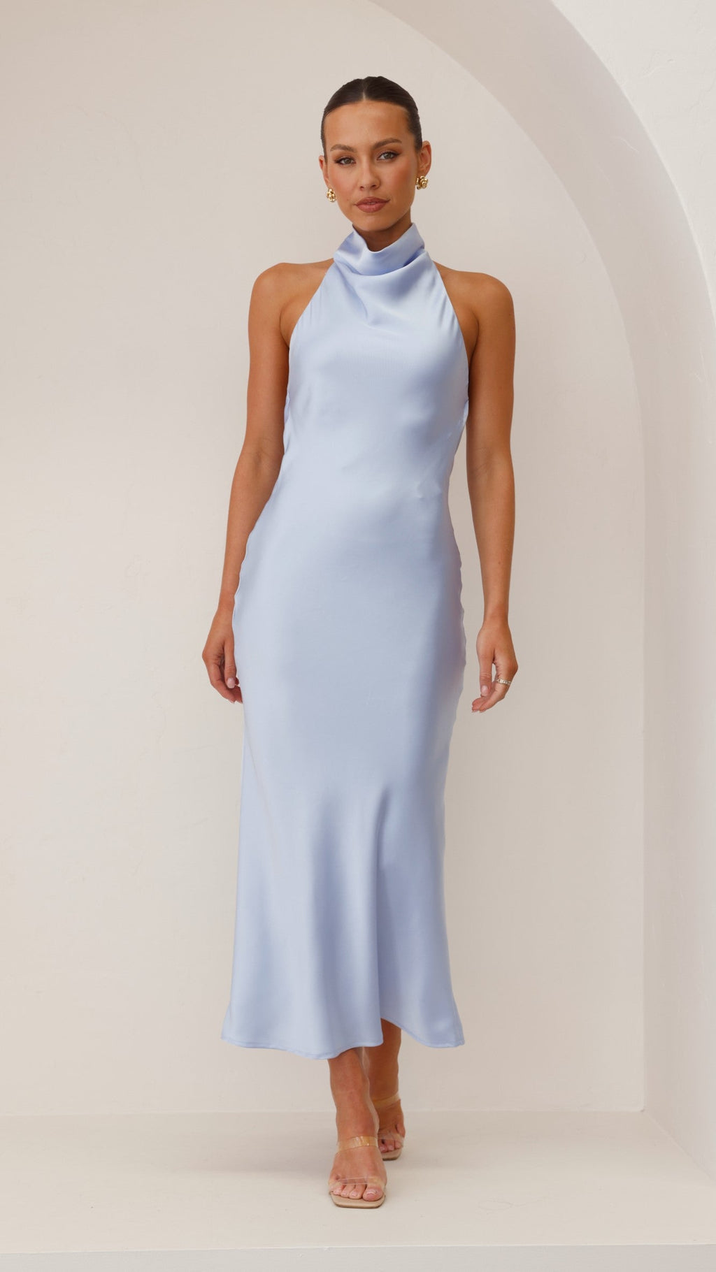 Rina Midi Dress - Blue