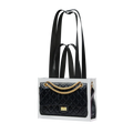 GroceryBags Creative Faux Platinum Bag Printed Woven Bag Cobalt Black Small Gym Leisure Bag