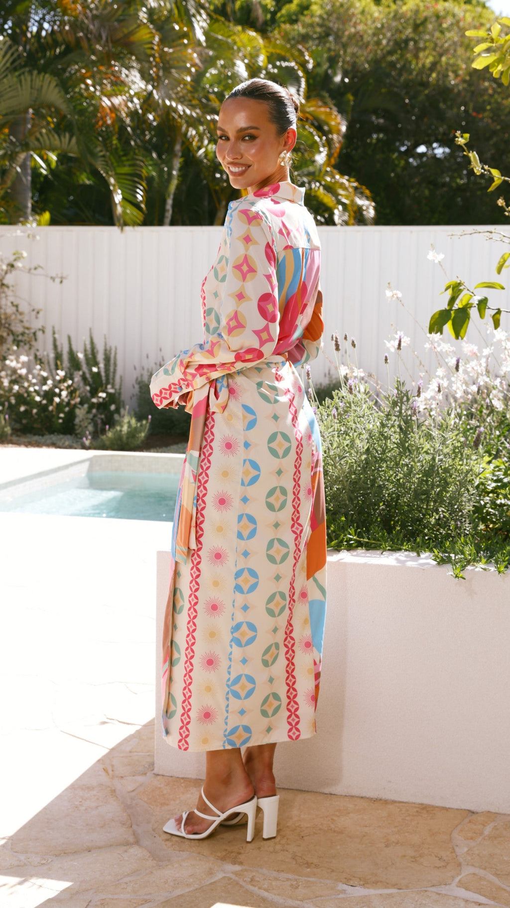 Pascale Long Sleeve Top - Lelani Print