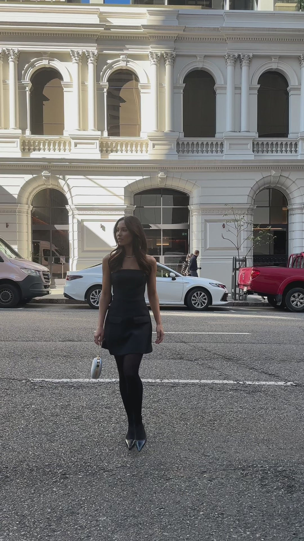 Naomi Mini Dress - Black