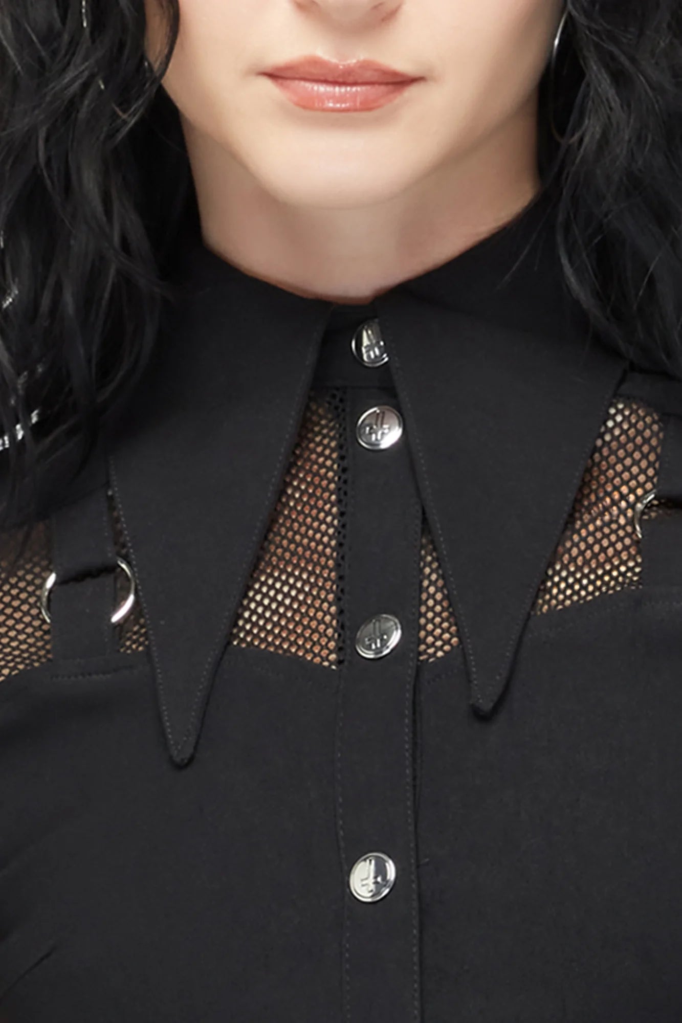 Jovana Collar & Ring Dress
