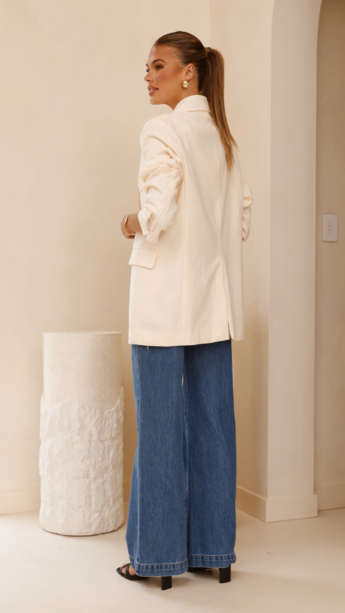 Shannon Blazer - Cream