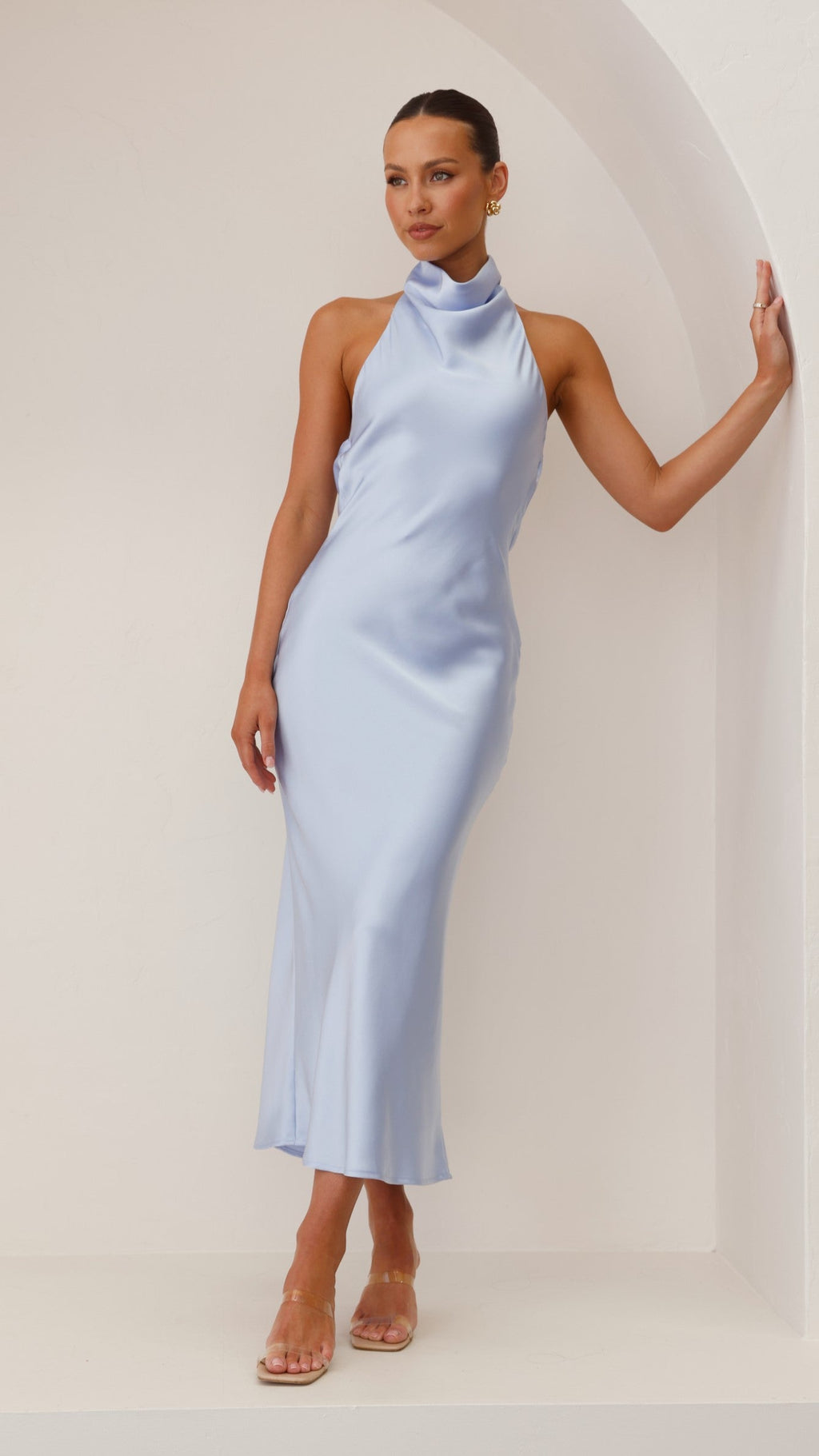 Rina Midi Dress - Blue