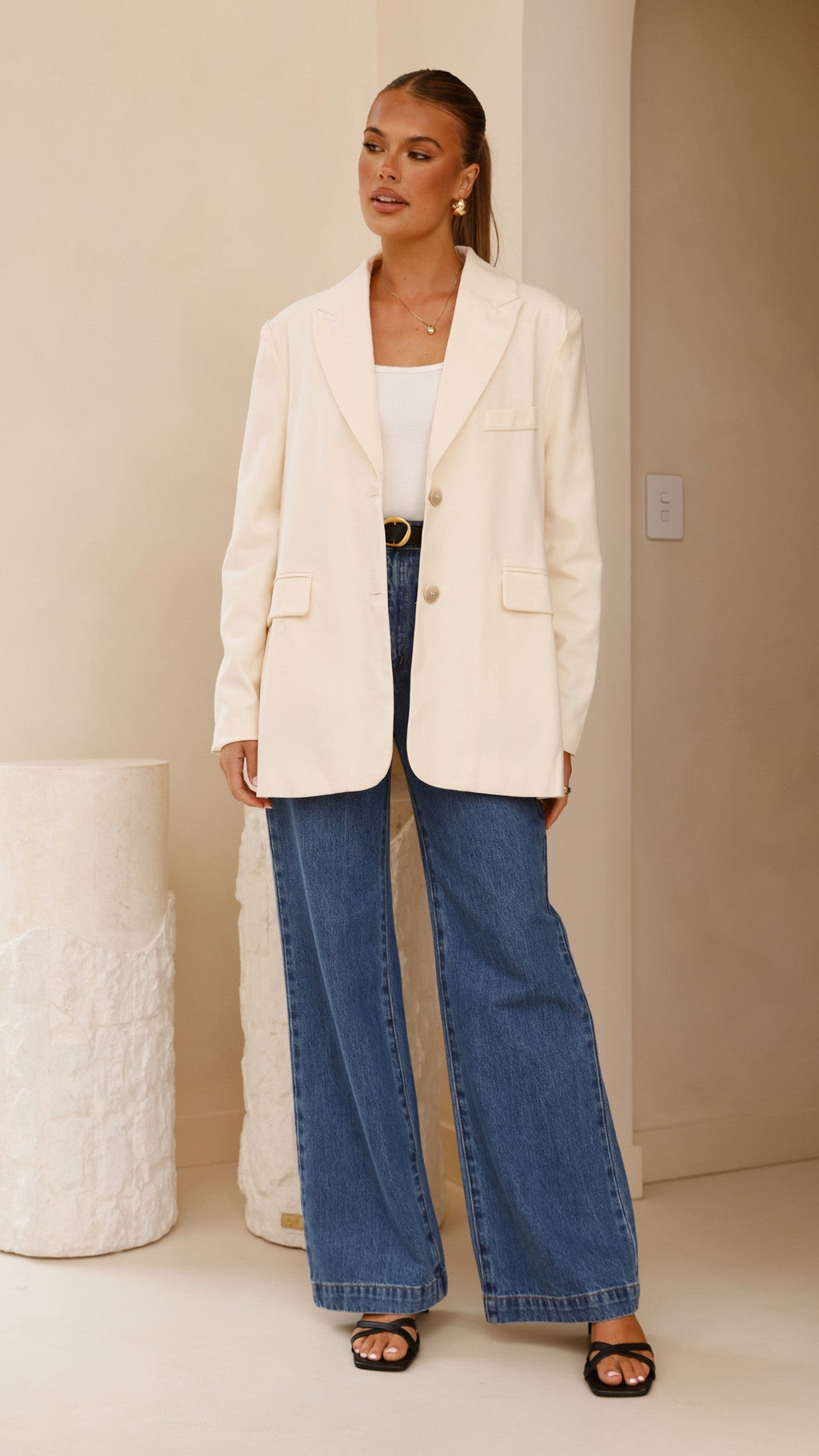 Shannon Blazer - Cream