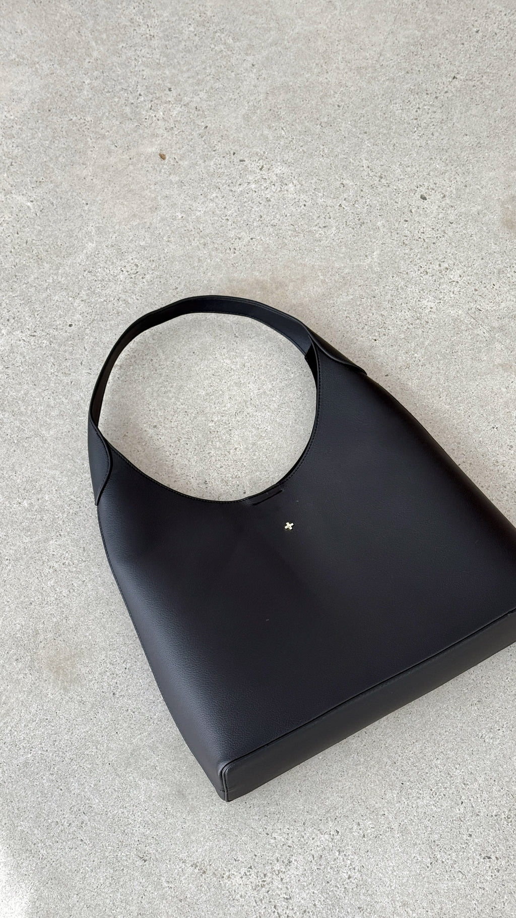 Duke Hobo Bag - Black PU