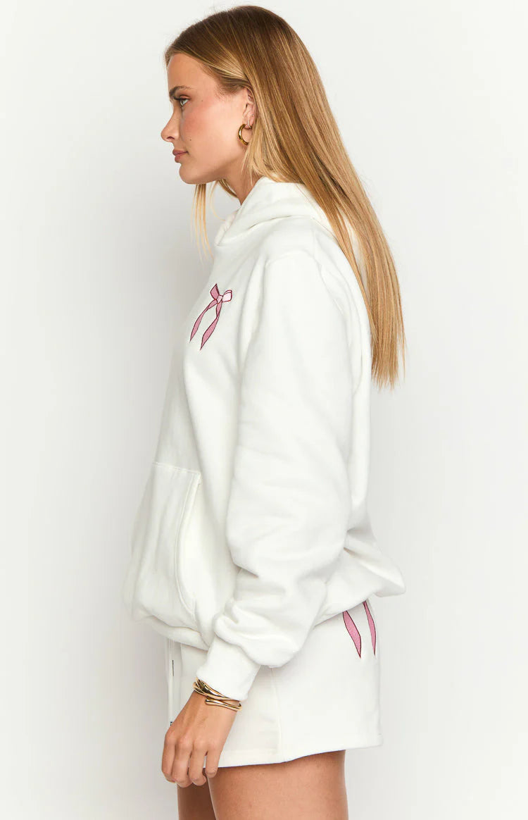 Beginning White Sweetie Hoodie