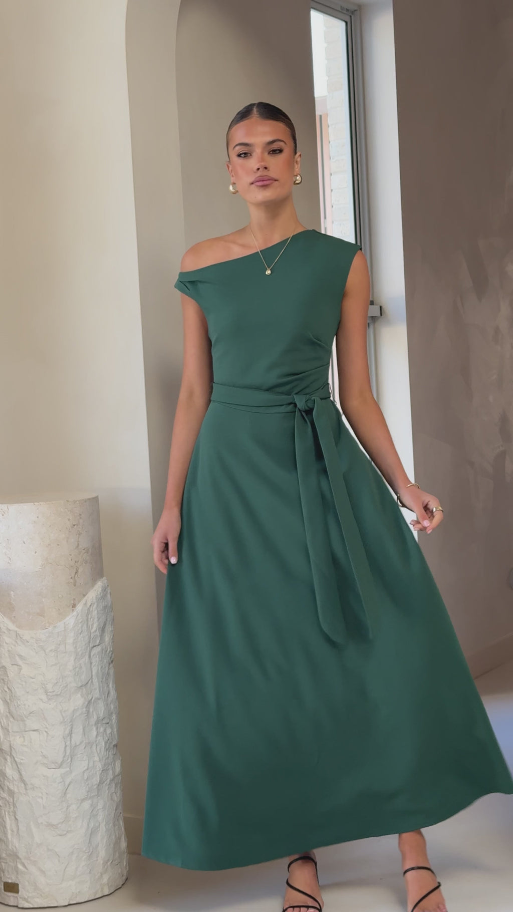 Gemma Maxi Dress - Emerald Green