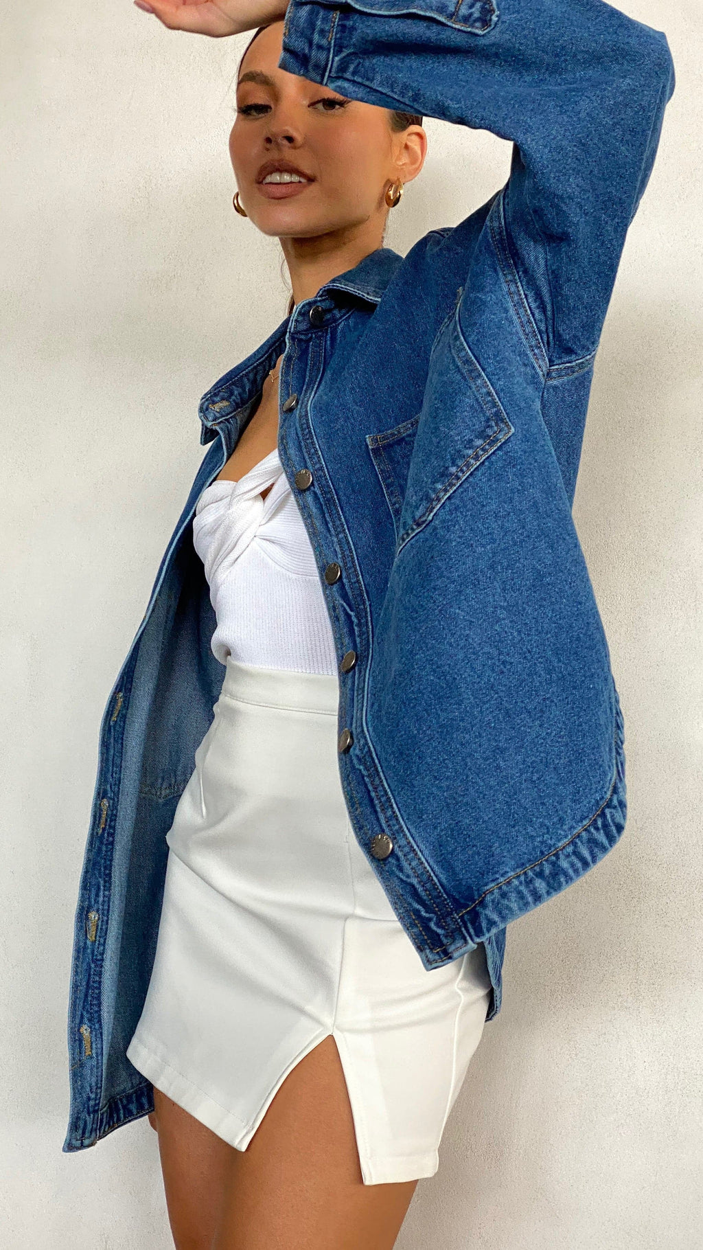 Ensley Denim Jacket - Dark Denim