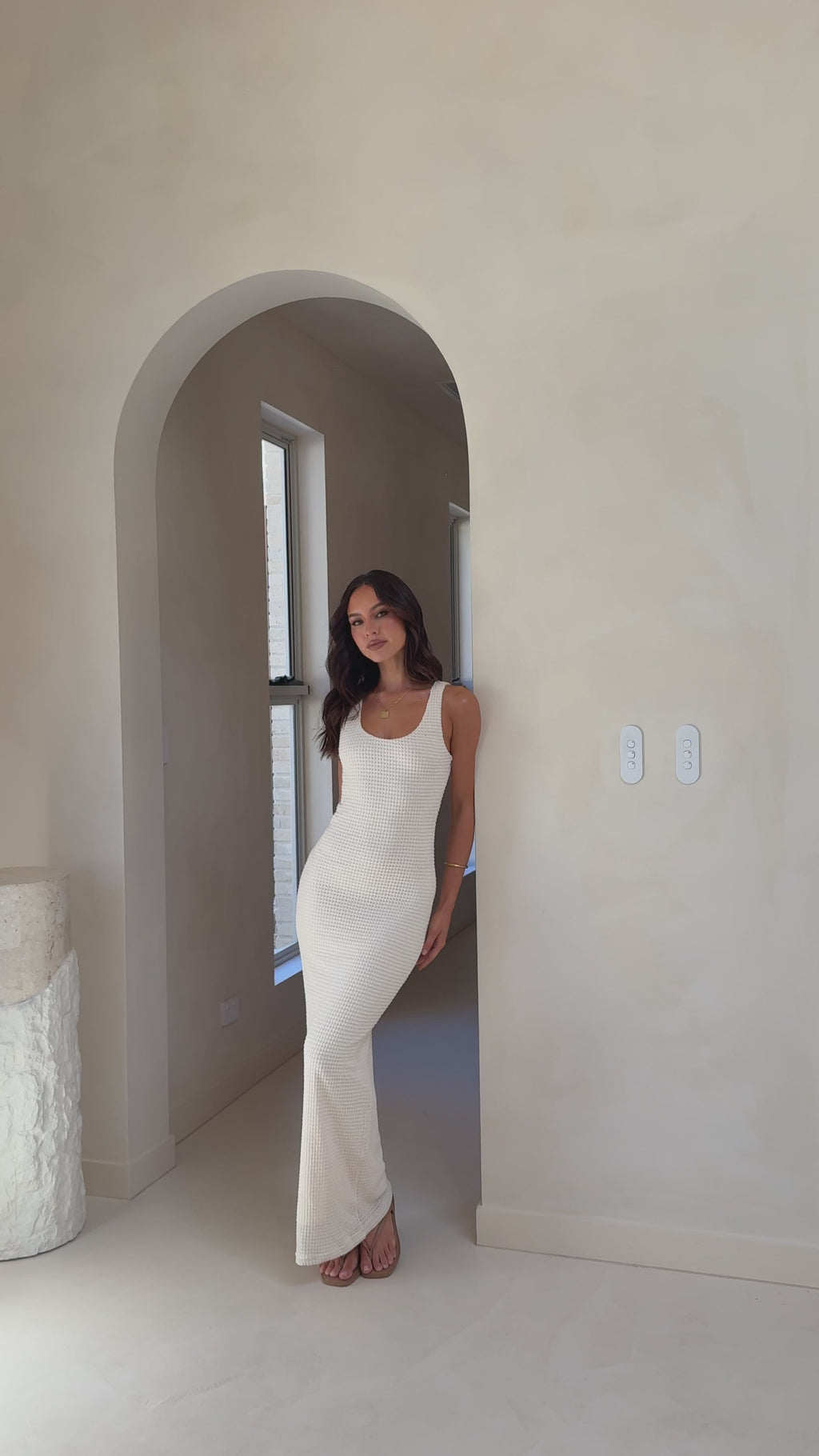 Zahara Maxi Dress- Cream