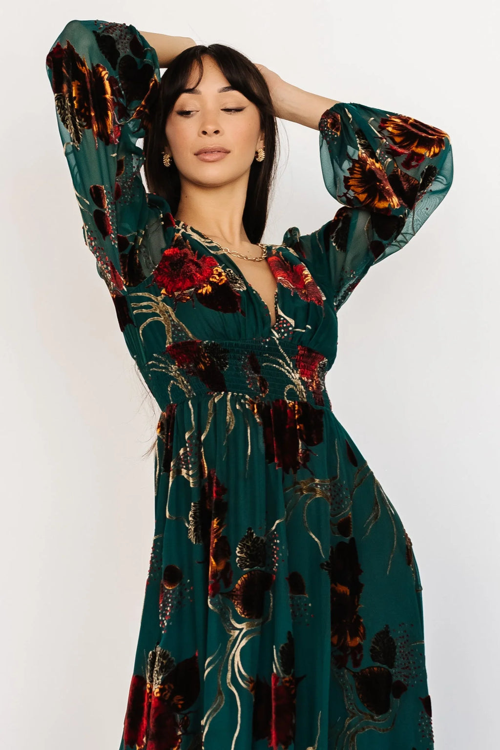 Mikla Maxi Dress | Jade Multi