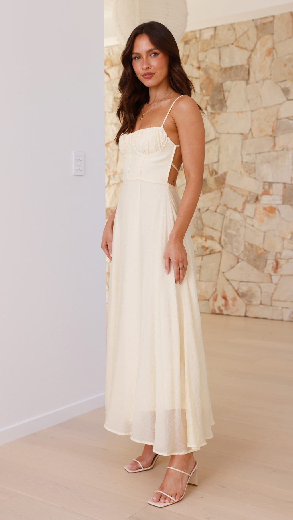 Rahima Maxi Dress - Yellow