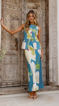 Nicole Maxi Skirt - Blue Orchid