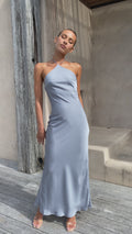 Chiara Maxi Dress - Steel Blue