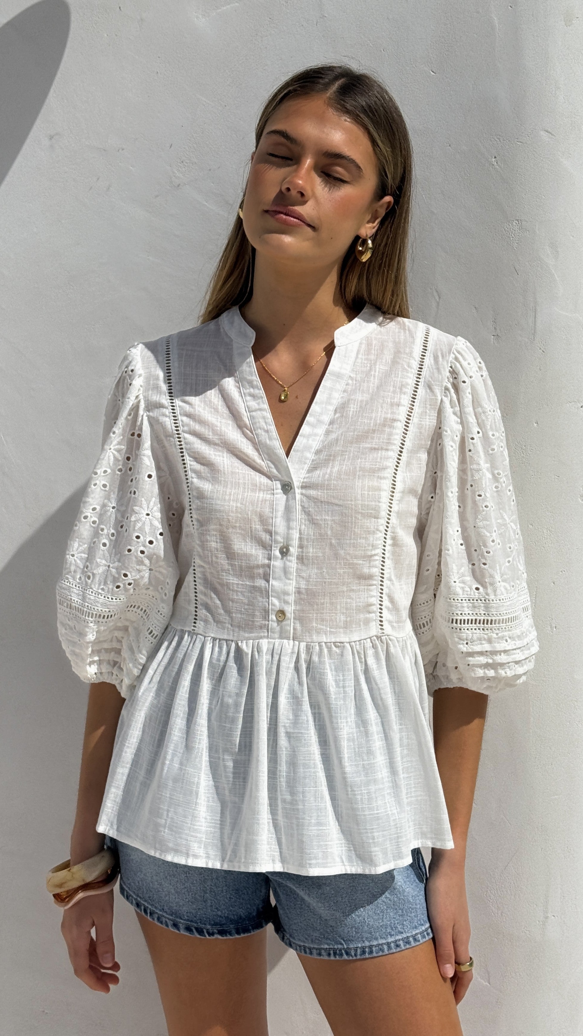 Winslet Top - White