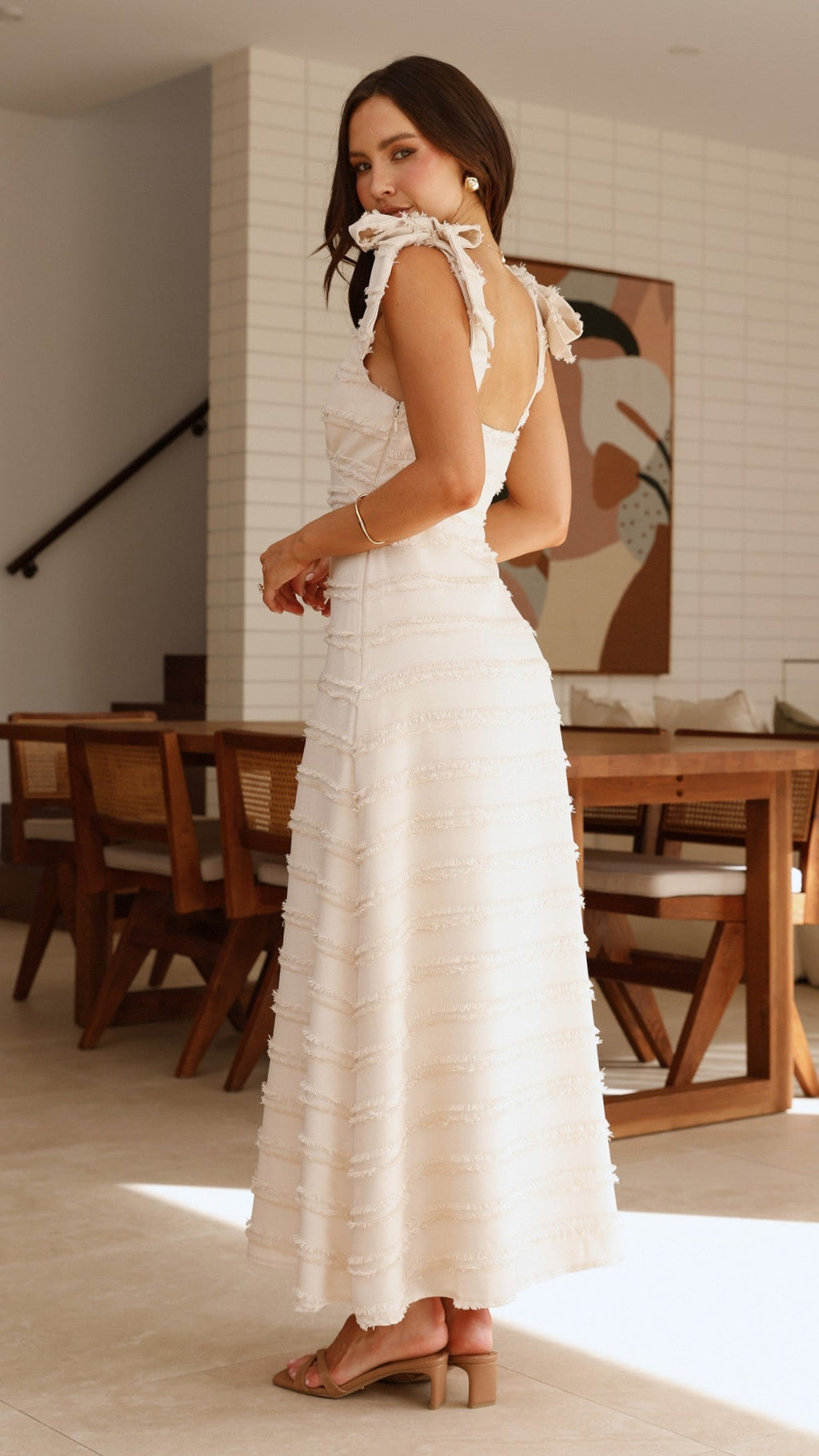 Dela Maxi Dress - Cream