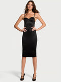SoSleek™ Balconette Midi Slip Dress