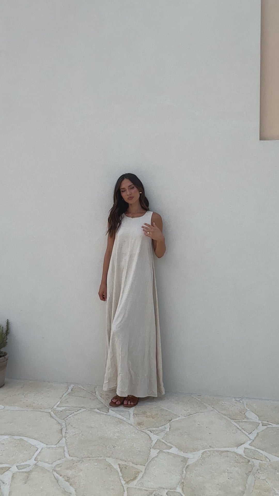 Darcy Maxi Dress - Oatmeal