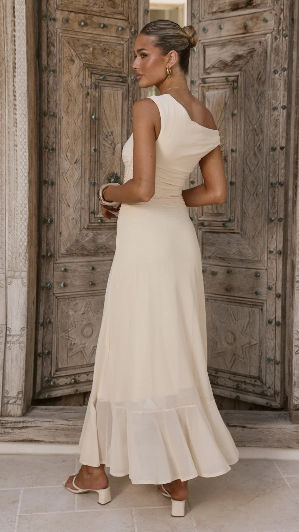 Sareiah Maxi Dress - Cream