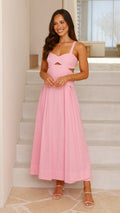 Harleigh Midi Dress - Pink