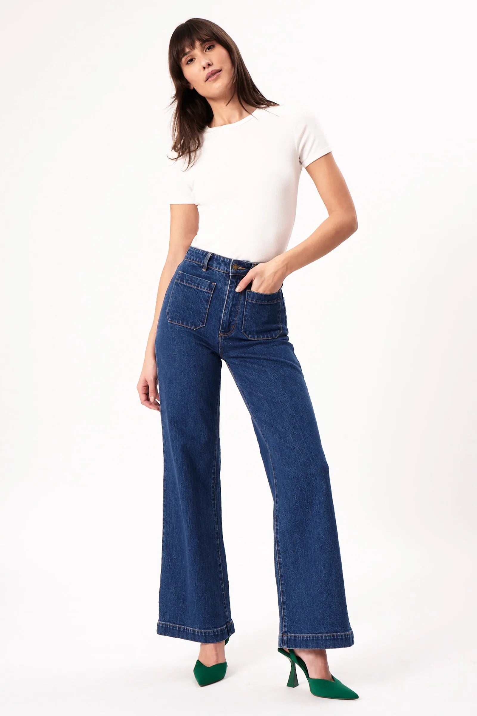 Rollas Sailor Jean Long - Eco Ruby