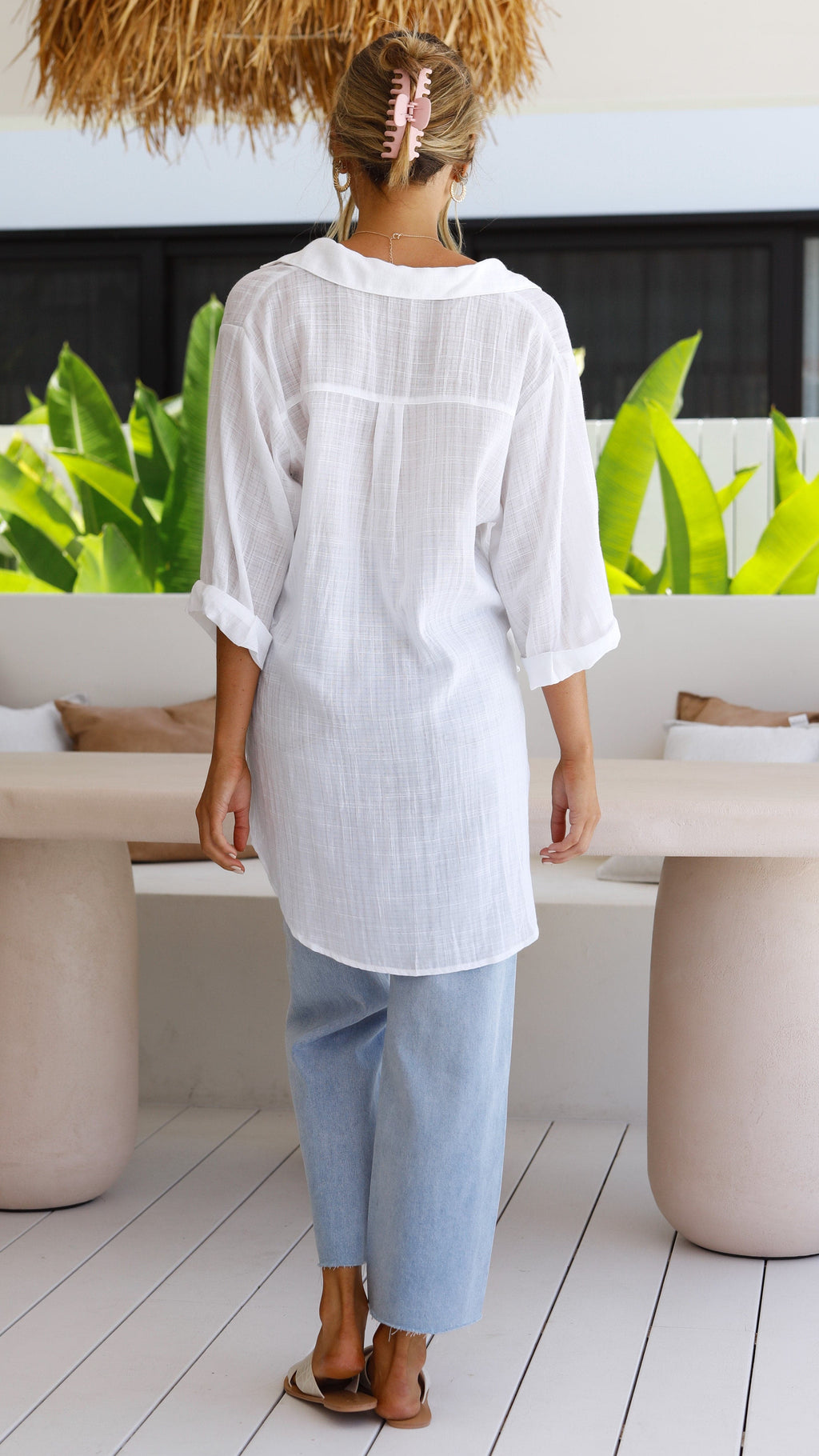 Vesper Short Sleeve Top - White