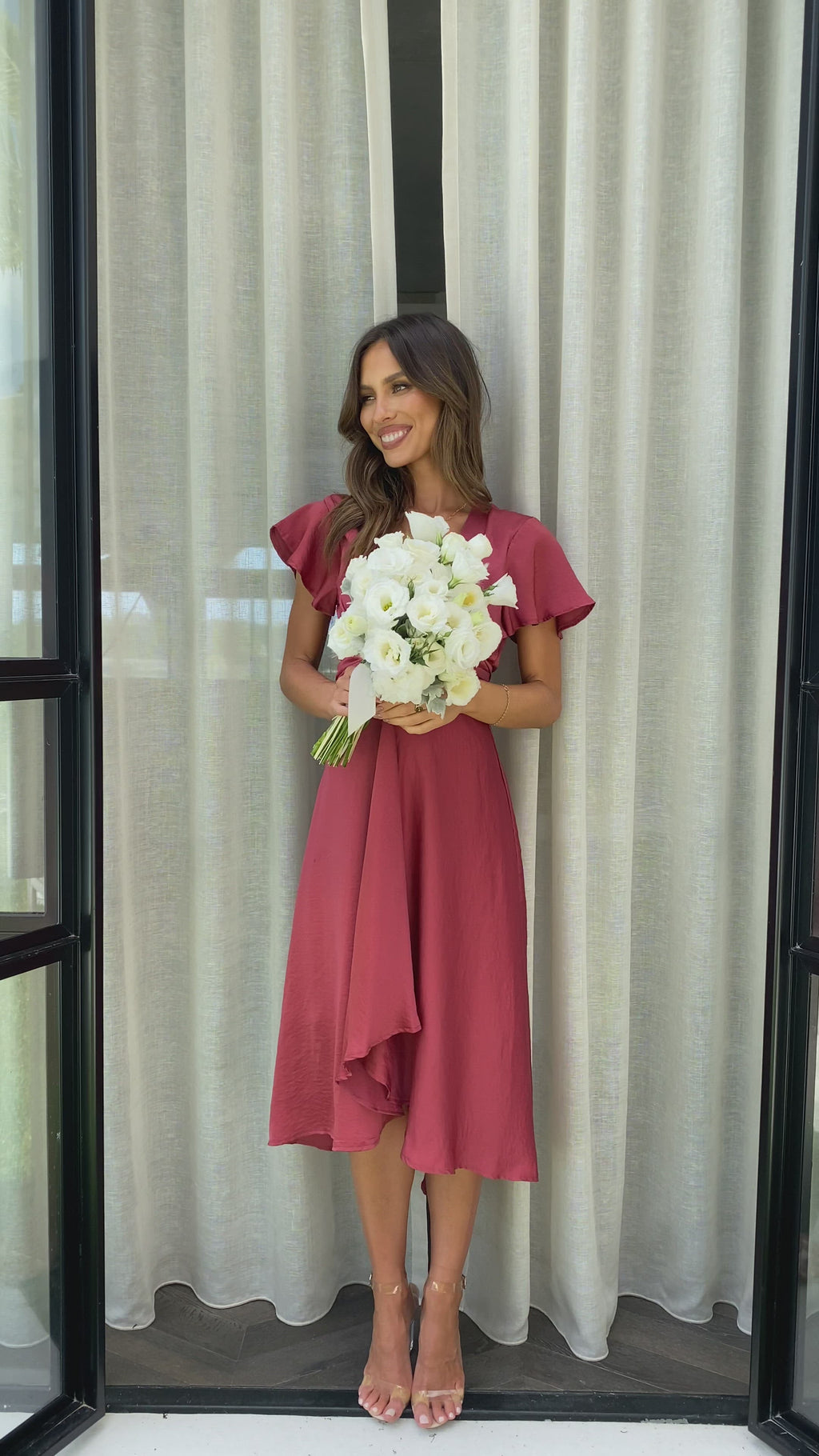 Sunny Daze Dress - Berry