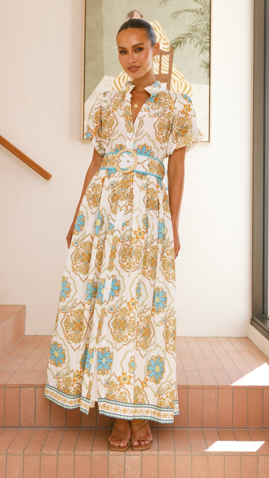 Parson Maxi Dress - Supernova Print