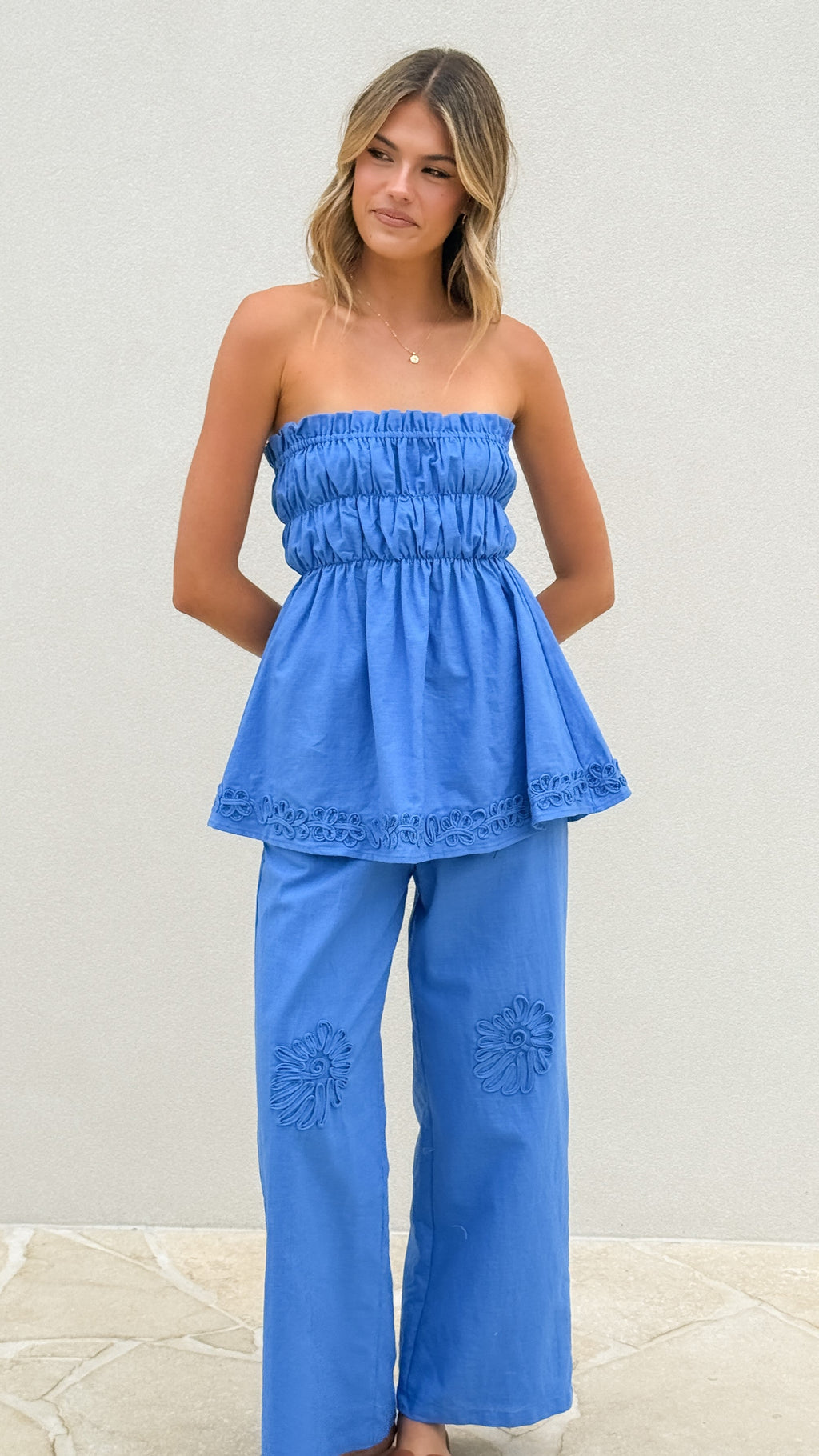 Ines Pants - Marine