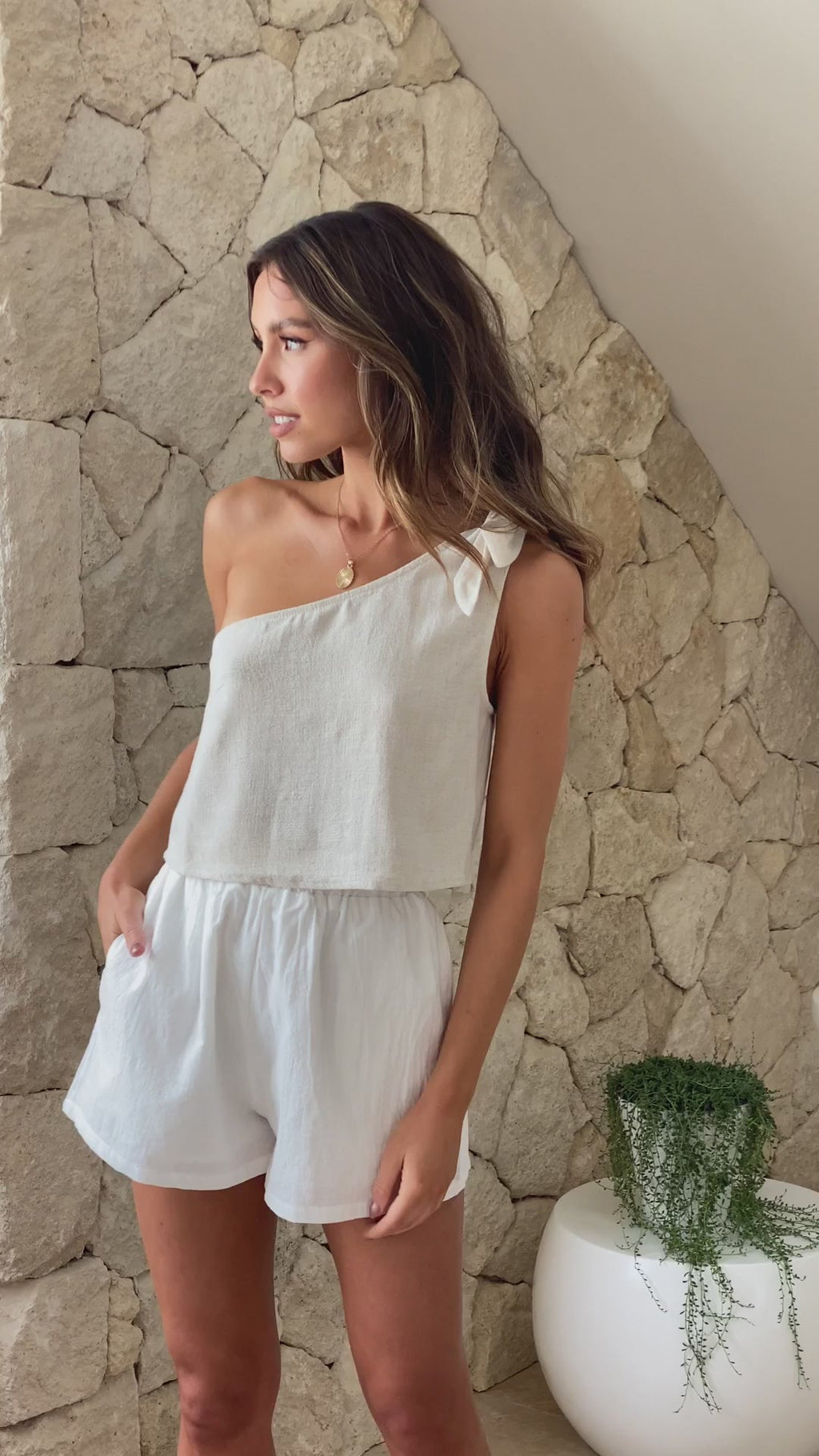 Paula Shorts - White