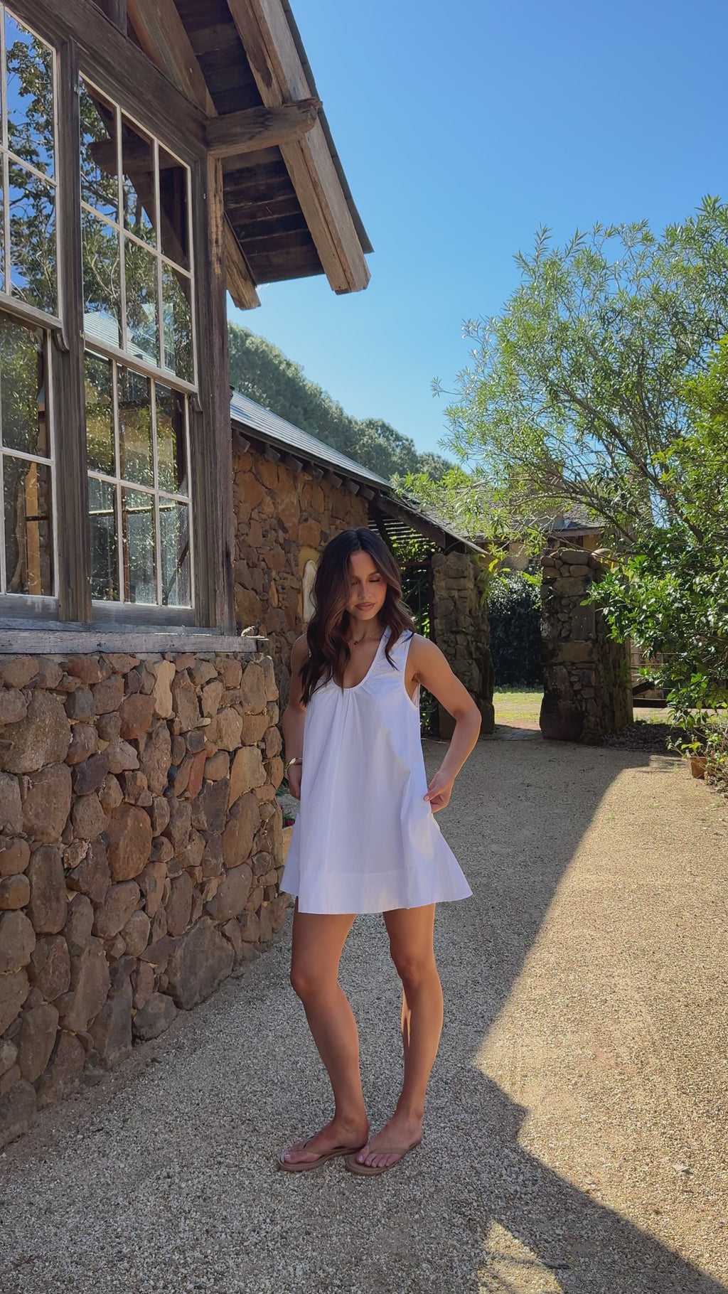 Vika Mini Dress - White