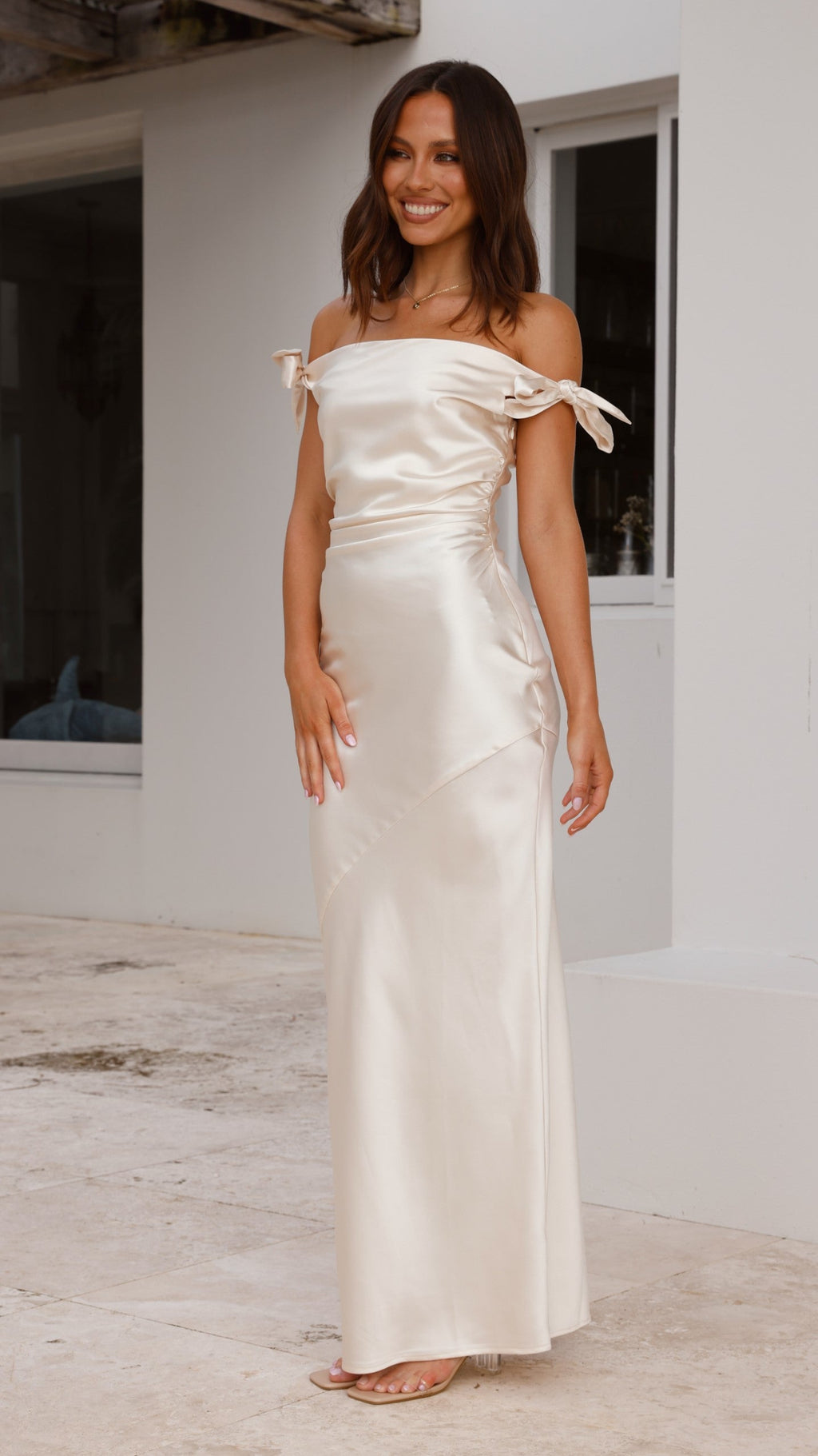 Frida Maxi Dress - Champagne