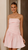Selena Mini Dress - Pink