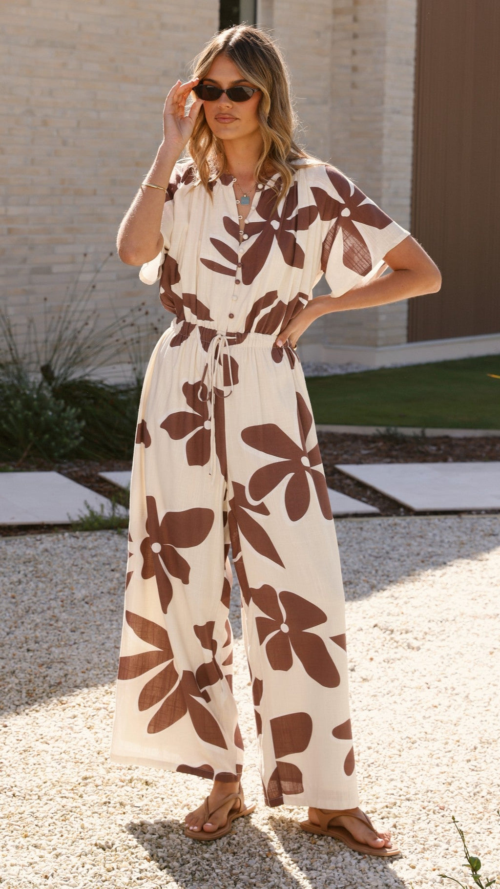 Santorini Jumpsuit - Belle Femme