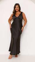 Sofia Maxi Dress - Black