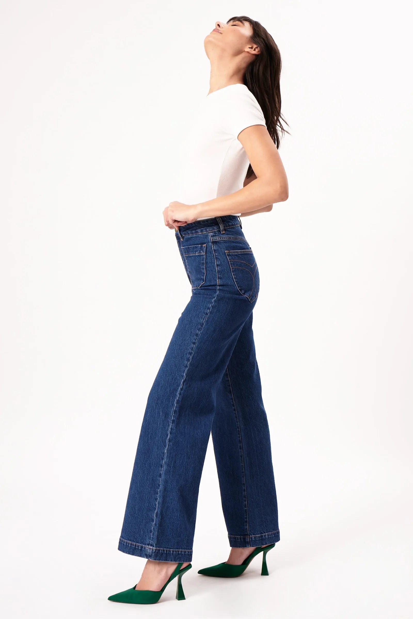Rollas Sailor Jean Long - Eco Ruby
