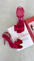Gabby Heel - Tomato Satin