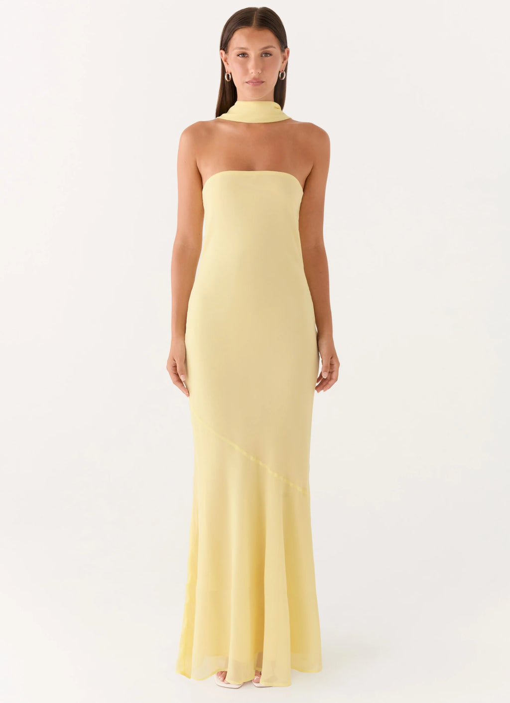 Under The Pagoda Maxi Dress - Yellow
