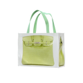 GroceryBags Creative Platinum Print Woven Bag Mint Green